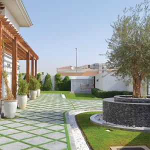 beautiful landscape by opal landscaping company dubai