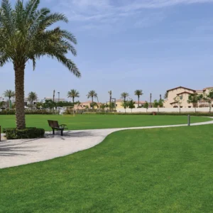 landscape maintenance work by landscaping company in dubai